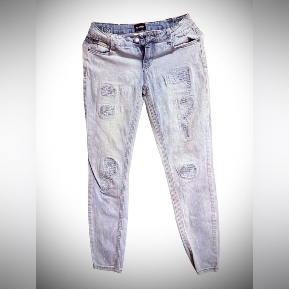 Joe Boxer Light Blue Distressed Skinny Jeans